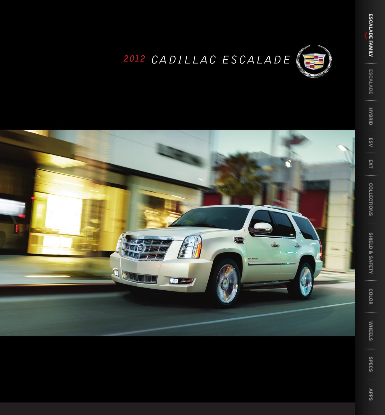 2012 Cadillac Escalade Brochure Page 12